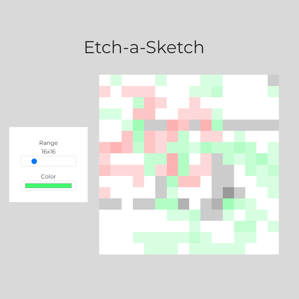 Etch-a-sketch Project