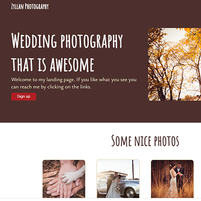 Landing Page Project